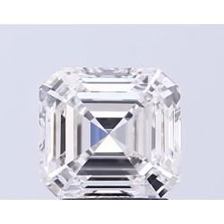 Diament laboratoryjny bezbarwny Asscher, 2.58ct, VVS2, D, IGI, LG729551147